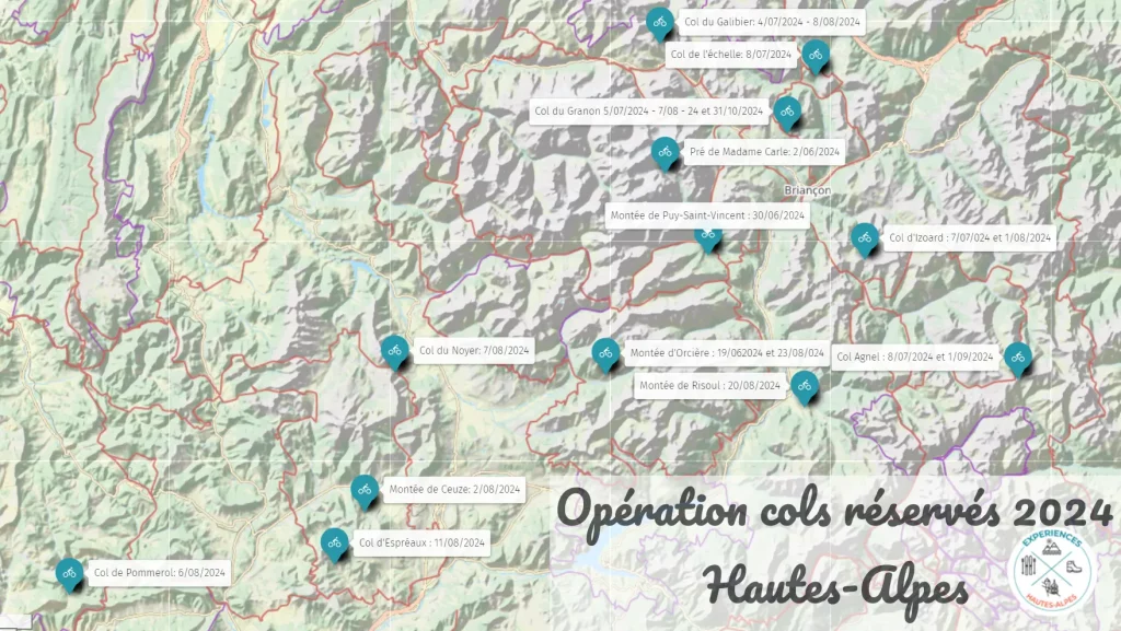 Opération Cols Réservés Hautes-Alpes 2024